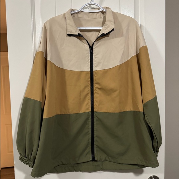 Colorblock Windbreaker Jacket - Picture 1 of 4
